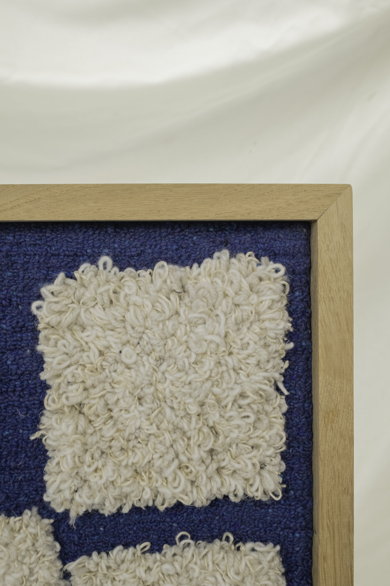 Wandkleed tufting tuft rugmaker loop framed recycled wool acrylic new 